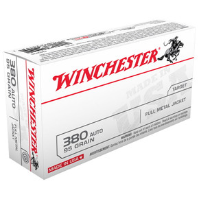 Usa 380 Automatic Winchester Ammo - 95gr Usa 380 Automatic Winchester Ammo - 95gr