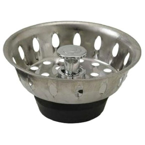 Master Plumber Basket Sink Strainer - Stainless Steel