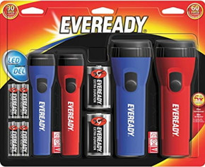 Eveready Led General Purpose Economy Flashlight - 4 Pk