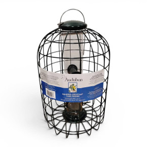 Audubon Squirrel-Resistant Caged Tube Feeder