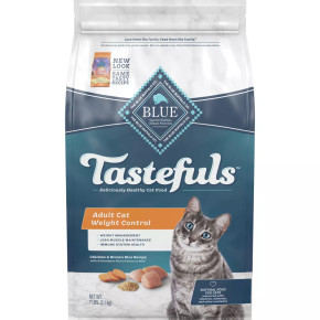 Blue Buffalo Indoor Hairball & Weight Control Chicken and Brown Rice Recipe Dry Cat Food - 7 lb