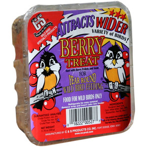 C&s Products Berry Treat Suet  - 11.75 Oz