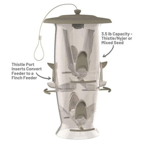 More Birds Abundance Songbird Feeder - 3.5 lb