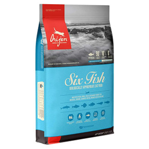 Orijen Six Fish Biologically Appropriate Grain-free All Life Stages Dry Cat Food