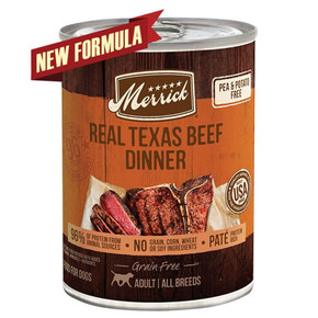 Merrick Grain Free Real Texas Beef Dinner Adult Dog Food - 12.7 oz Merrick Grain Free Real Texas Beef Dinner Adult Dog Food - 12.7 oz