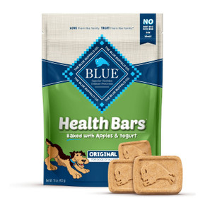 Blue Buffalo Health Bars Baked with Apples and Yogurt - 16 oz Blue Buffalo Health Bars Baked with Apples and Yogurt - 16 oz