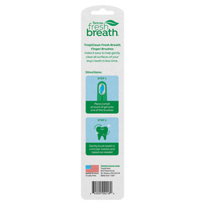 Tropiclean Fresh Breath Finger Toothbrush - 2 pk