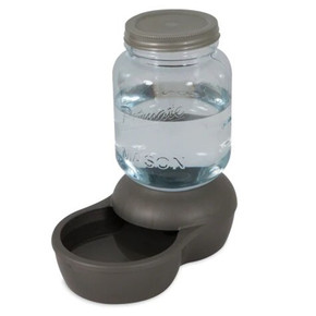 Petmate Soda Glass Style Plastic Mason Gravity Waterer - 1 gal