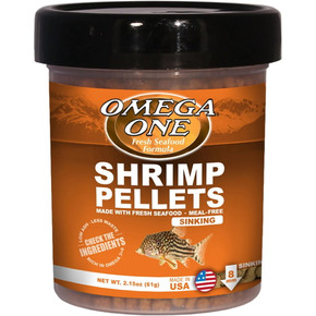 Omega One Shrimp Pellets - 2.15 Oz