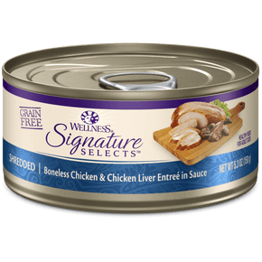 Wellness Signature Selects Shredded Boneless Chicken & Chicken Liver Entree in Sauce - 2.8 oz