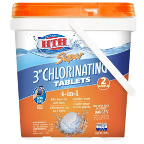 Hth Super 3" Chlorinating Tablets - 8 Lb