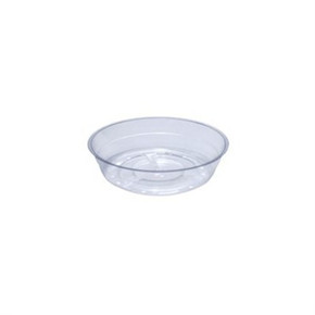 Curtis Wagner Plastics Clear Vinyl Saucer - 4"