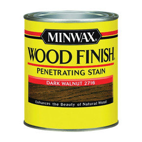 Minwax Wood Finish Dark Walnut Penetrating Stain - 1 qt Minwax Wood Finish Dark Walnut Penetrating Stain - 1 qt