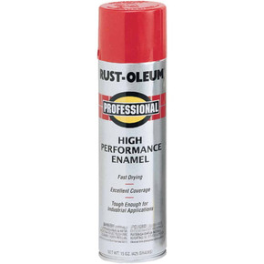 Rust-oleum Professional High Performance Safety Red Enamel Spray Paint - 15 Oz