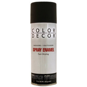Color Decor Wrought Iron Flat Black Indoor/outdoor Spray Enamel - 10 Oz Color Decor Wrought Iron Flat Black Indoor/outdoor Spray Enamel - 10 Oz