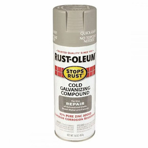 Rust-oleum Stops Rust Cold Galvanizing Compound Spray - Gray Rust-oleum Stops Rust Cold Galvanizing Compound Spray - Gray