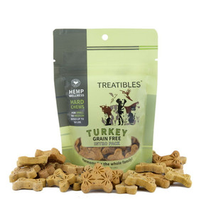 Treatibles Calm Turkey Flavor Dogs Hard Chew - 7 ct