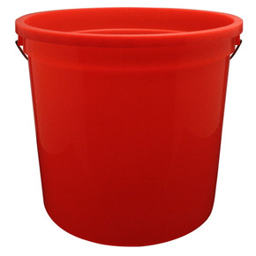 Leaktite Plastic Paint Pail Red - 10 Qt Leaktite Plastic Paint Pail Red - 10 Qt