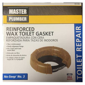 Master Plumber No.3 Reinforced Wax Toilet Gasket