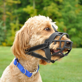 Coastal Pet Black Soft Basket Muzzle - 01