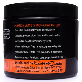 Super Snouts Pumpkin Latte for Dogs & Cats - 5 oz Super Snouts Pumpkin Latte for Dogs & Cats - 5 oz