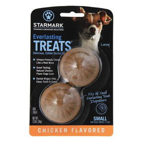 Starmark Everlasting Chicken Treat with Dental Ridges - Small