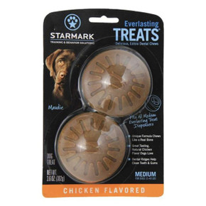 Starmark Everlasting Chicken Treat with Dental Ridges