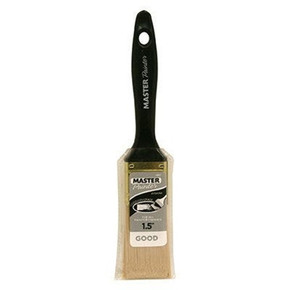 Master Painter Good Flat Beavertail Paint Brush - 1.5"