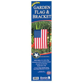 Annin Premium Garden Flag & Bracket - 12" X 18" Annin Premium Garden Flag & Bracket - 12" X 18"
