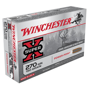 Super X 2704 20 Round Winchester Ammo - 150gr Super X 2704 20 Round Winchester Ammo - 150gr