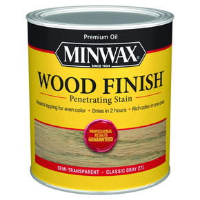 Minwax 1 Qt Wood Finish Penetrating Stain - Classic Gray