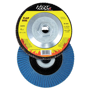 Hot Max 36 Grit Type 29 Zirconium Flap Disc - 4-1/2"