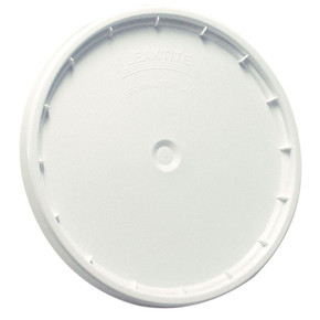 Leaktite Reusable Easy Off Plastic Pail Lid - White