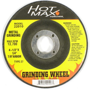 Hot Max Type 27 Hubless Metal Grinding Wheel