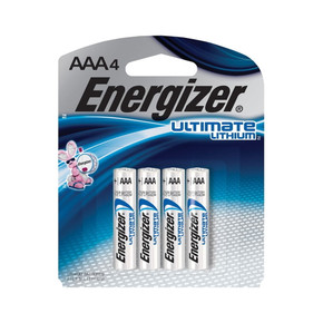 Energizer 1.5V Ultimate Lithium AAA Batteries - 4 pk