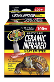 Zoo Med Repticare Ceramic Infrared Heat Emitter - 100 w Zoo Med Repticare Ceramic Infrared Heat Emitter - 100 w