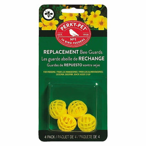 Perky-pet Yellow Replacement Bee Guards - 4 Pk