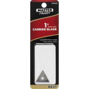 Master Painter Triple Edge Carbide Replacement Blade - 1"