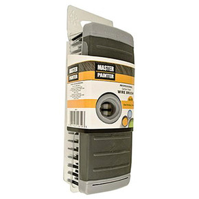 Master Painter Soft Grip Carbon Steel Wire Block Brush - 6" X 19" Master Painter Soft Grip Carbon Steel Wire Block Brush - 6" X 19"