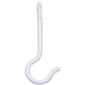 Panacea White Heavy Duty Ceiling Hook - 5 Pk