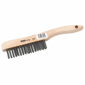 Forney Carbon Steel Wire Scratch Brush With Shoe Handle - 10-1/4" Forney Carbon Steel Wire Scratch Brush With Shoe Handle - 10-1/4"