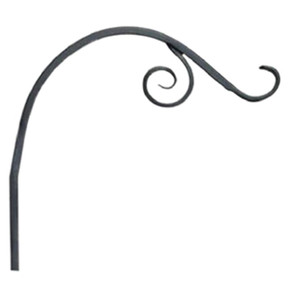 Panacea Black Hanging Plant Forged Vine Bracket - 12"