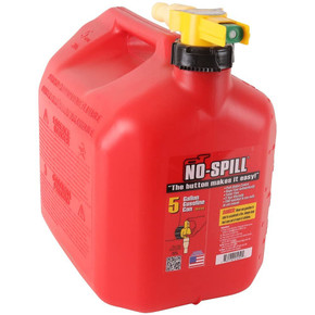 No Spill Poly Gasoline Fuel Can - 5 Gal