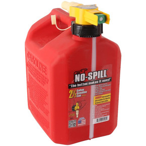 No Spill Poly Gasoline Fuel Can - 2-1/2 Gal