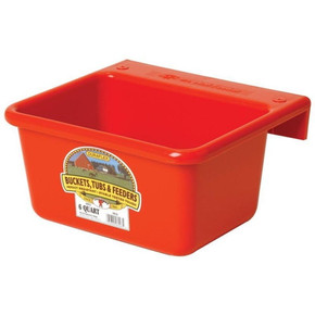 Little Giant Red Duraflex Plastic Mini Feeder - 6 Qt