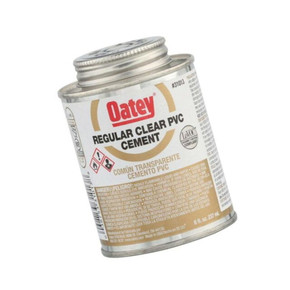 Oatey PVC Regular Clear Cement and Purple Primer Handy Pack - 4 oz