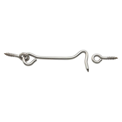 National Hardware Stainless Steel Hook & Eye - 4"