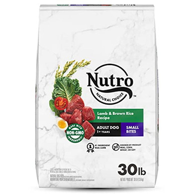 Nutro Adult Small Bites Lamb And Rice Recipe Dry Dog Food - 30 Lb