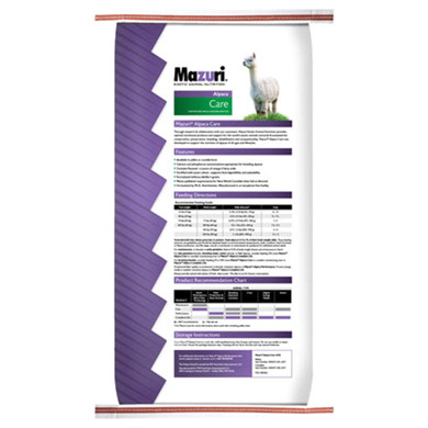 Mazuri Alpaca Care Pellet - 40 lb