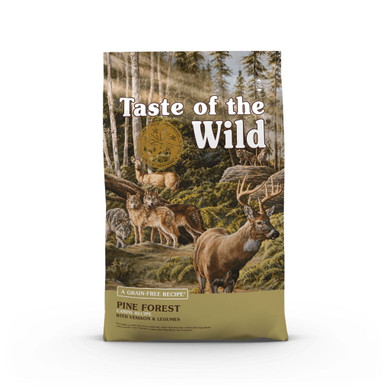 Taste Of The Wild Pine Forest Canine Recipe With Venison & Legumes Dry Adult Dog Food - 28 Lb